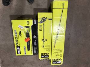 Lot of Assorted Lawn Care Items Various Models and Conditions Customer Returns See Pictures