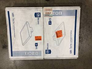 Lot of 2 Lithonia Lighting Contractor Select I-Beam Series 2 ft. 175-Watt Equivalent Integrated LED Dimmable White High Bay Light Fixture, 4000K Customer Returns See Pictures
