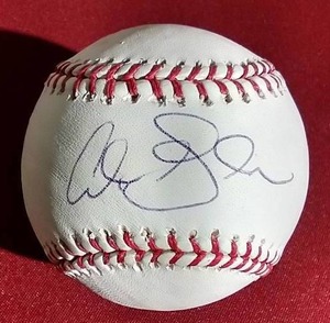 lot 9 image: Alex Gordon Autographed Official Major League Baseball