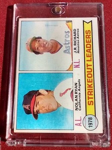 lot 11 image: 1979 Topps Nolan Ryan Leaders Card