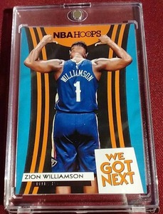 lot 12 image: 2019-20 Hoops Zion Williamson We Got Next Rookie Card