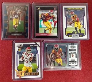 lot 21 image: (5) Jordan Addison Rookie Cards