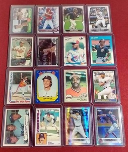 lot 32 image: (16) Baseball Cards - Nice Mix