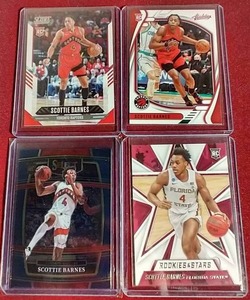 lot 45 image: (4) Scottie Barnes Rookie Cards
