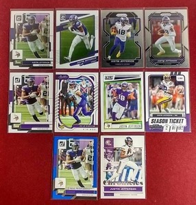 lot 51 image: (10) Justin Jefferson Cards