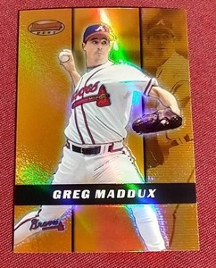 lot 55 image: 2000 Bowmans Best Greg Maddux Refractor Card