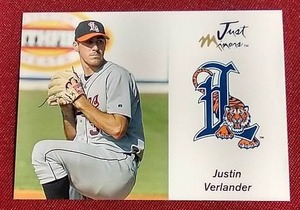 lot 59 image: 2005 Justin Verlander Minor League Card