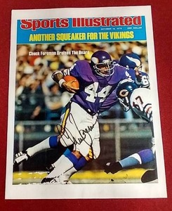lot 63 image: Chuck Foreman Autograph - Copy of SI Cover