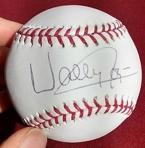 lot 72 image: Wally Joyner Autographed Official Major League Baseball