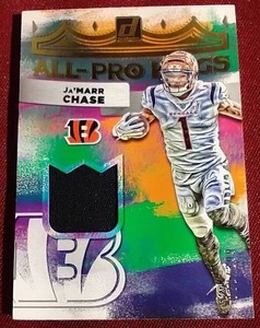 lot 77 image: 2022 Donruss JaMarr Chase Jersey Card