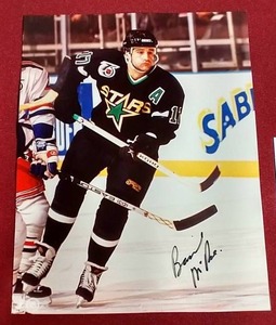 lot 81 image: Autographed Basil McRae 8x10 North Stars Photo