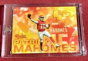 lot 82 image: 2017 Aceo ESPN Draft Patrick Mahomes Rookie Card