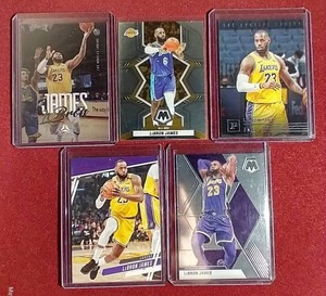 lot 95 image: (5) LeBron James Cards
