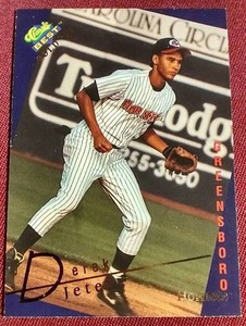 lot 98 image: 1993 Classis Best Gold Derek Jeter Rookie Card