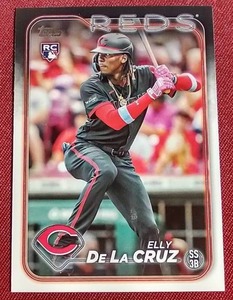 lot 107 image: 2024 Topps Elly De La Cruz Rookie Card