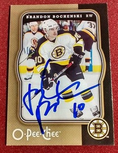 lot 111 image: Autographed Brandon Bochenski Card