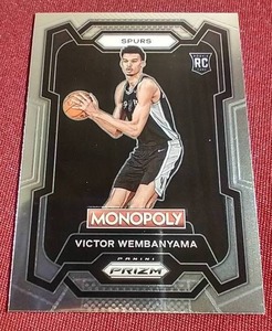 lot 146 image: 2023-24 Prizm Monopoly Victor Wembanyama Rookie Card