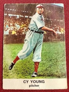 lot 149 image: 1961 Golden Press Cy Young Card