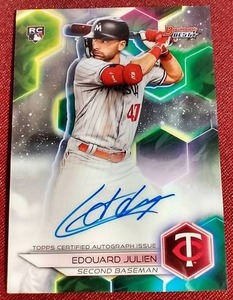 lot 158 image: 2023 Bowmans Best Edouard Julien Rookie Autograph Card