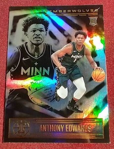 lot 163 image: 2020-21 Illusions Anthony Edwards Rookie Card
