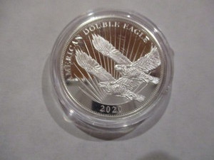 12 oz American Double Eagle Cook Islands Silver Coin