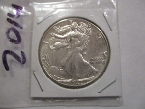 Fine  1942 Walking Liberty Half Dollar- Good looking coin