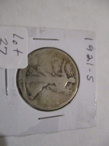 1921-S Walking Liberty Half Dollar. Semi Key Date