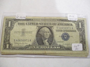 6- 1957B Silver Certificates