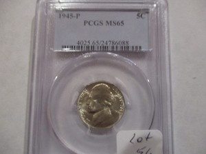 Nice PCGS MS65 1945-P Jefferson Nickel