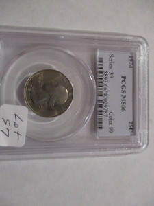 PCGS MS66 1974 Washington Quarter. Nice Looking Coin
