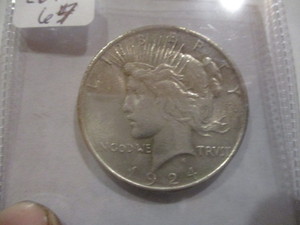 1924 Silver Peace Dollar