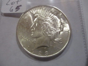 Very nice AU 1923 Silver Peace Dollar