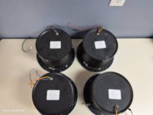 lot 23 image: (4)  INNOVEX  INDUSTRIAL SPEAKERS