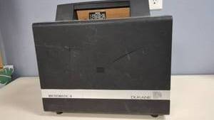 lot 31 image: Vintage- Filmstrip Projector  & Vintage Tape Recorder