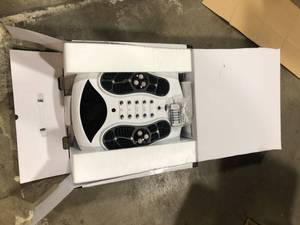 Fit King EMS & Tens Foot Muscle Massager Machine with Heated Kneading FT-036F   Customer Returns See Pictures