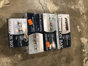 Lot of Assorted Ceiling Fan Lighting Various Models and Conditions  Customer Returns See Pictures