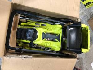 RYOBI 16 in. 13 Amp Corded Electric Walk Behind Push Mower  Customer Returns See Pictures