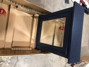 Home Decorators Collection Windlowe 24 in. W x 28 in. H Rectangular Medicine Cabinet with Mirror  Customer Returns See Pictures