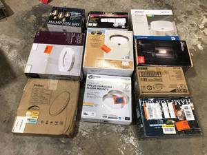 Lot of Assorted Lighting Various Models and Conditions Customer Returns See Pictures