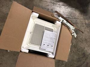 lot 18 image: Panasonic WhisperCeiling DC Fan, with Pick-A-Flow Speed Selector 50, 80 or 110 CFM and Flex-Z Fast Installation Bracket Customer Returns See Pictures