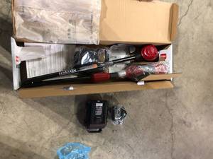 lot 28 image: Toro Flex Force 60V Max Lithium-Ion Brushless Cordless Trimmer Customer Returns See Pictures