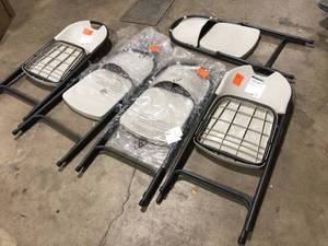 lot 6 image: Lot of Assorted Folding Chairs   Customer Returns See Pictures