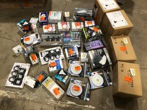 lot 10 image: Lot of Assorted Lighting, Tools and Hardware Various Models and Conditions   Customer Returns See Pictures