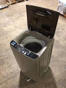 lot 36 image: JEREMY CASS 1.38 cu. ft. Full-Automatic Smart Home Top Load Washer, Washing Machine with Drain Pump, 17.7 lbs 10 Wash Program-Gold Customer Returns See Pictures