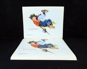 lot 101 image: Lot of 100 Norman Rockwells Adventures Between Adventures Prints