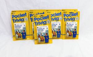 lot 123 image: Lot of 9 Vintage 1984 Pocket Trivia Series 6 Political Triva Games