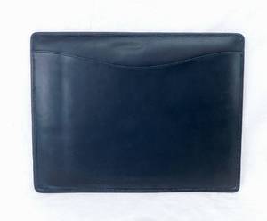 lot 129 image: Lot of 10 Black Leather Boardroom Writing Pads