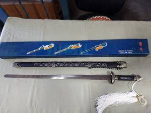 lot 8 image: 37 Sword With Scabbard & Box