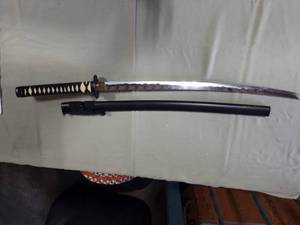 lot 9 image: 38 Sword With Scabbard No Box