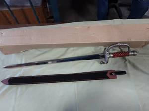 lot 16 image: 36 Sword With Sheath & Box
